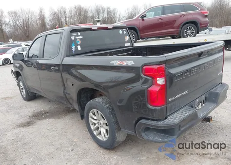 2021 Chevrolet Silverado 1500 4Wd Short Bed Rst из США, поврежденный, VIN 1GCUYEEDXMZ387645